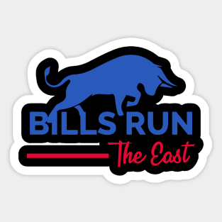 Buffalo Bills Run The East Sticker